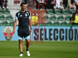 7 frases de Scaloni sobre el amistoso Argentina-Angola: cómo está Messi, el gesto de Mastantuono y la pregunta que lo sorprendió