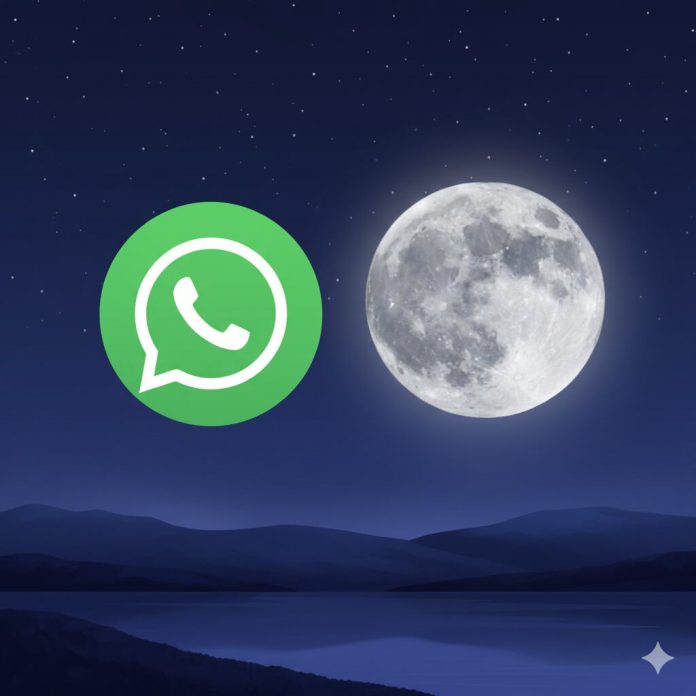 Cómo activar el “modo Luna llena” de WhatsApp