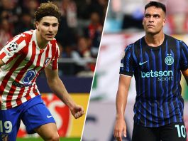 El Atlético de Madrid de Julián Álvarez recibirá al Inter de Lautaro Martínez por la Champions League: la agenda completa