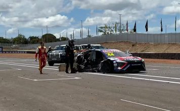 Espeluznante accidente en Brasil que dejó a dos pilotos hospitalizados: la cámara on board que mostró el incendio que se desató