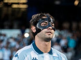 La confesión de Santiago Sosa tras adelantar su regreso de la lesión y jugar con una máscara ante River: “Miedo nunca tuve”
