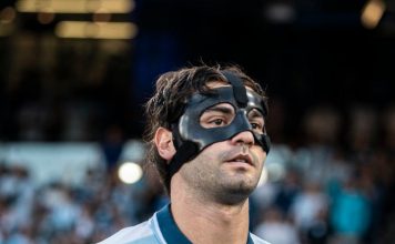 La confesión de Santiago Sosa tras adelantar su regreso de la lesión y jugar con una máscara ante River: “Miedo nunca tuve”