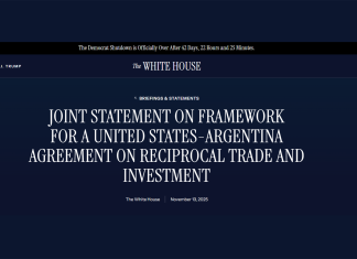 La Libertad Avanza destacó el acuerdo comercial que Argentina alcanzó con Estados Unidos