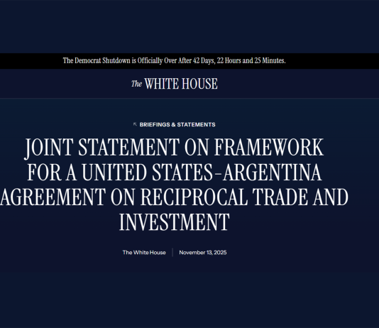 La Libertad Avanza destacó el acuerdo comercial que Argentina alcanzó con Estados Unidos