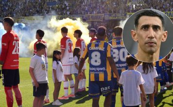 La respuesta de Di María al gesto de repudio de Estudiantes en el pasillo de campeón a Central