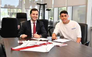 Santiago Lencina renovó contrato con River Plate: la impactante cláusula de rescisión