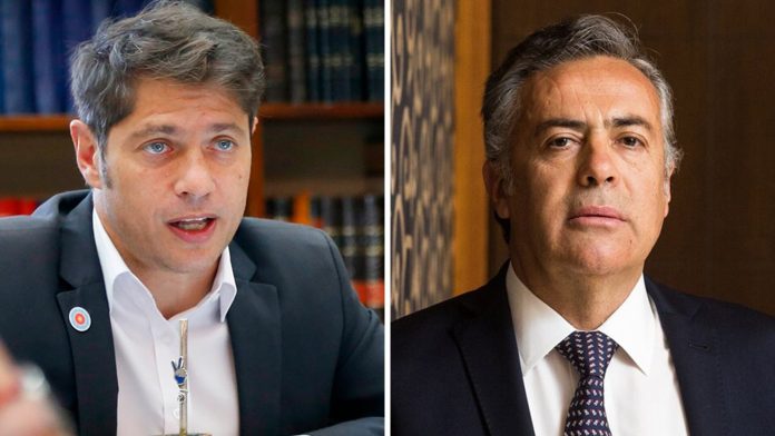 “Típico del kirchnerismo…”: tensión entre Axel Kicillof y Alfredo Cornejo durante un encuentro en el CFI