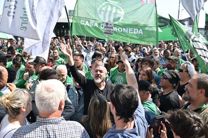 ATE convocó a un paro nacional para el martes y una marcha al Congreso contra la reforma laboral
