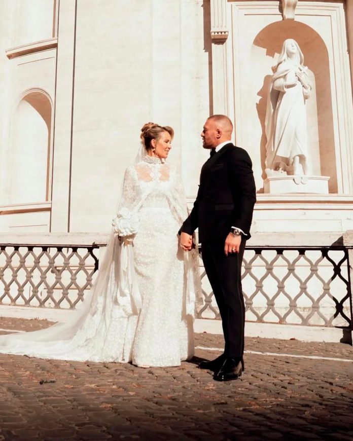 Conor McGregor se casó en el Vaticano: la lujosa fiesta en un club de Roma con barra de habanos y fuegos artificiales