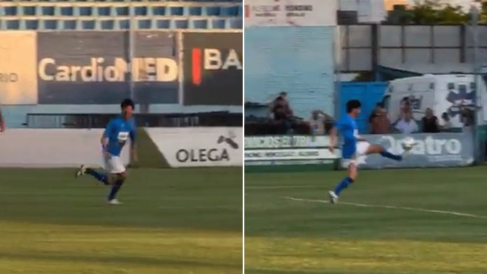Control excepcional y definición por encima del arquero: el golazo de Pablo Aimar en un partido benéfico que cautivó al público