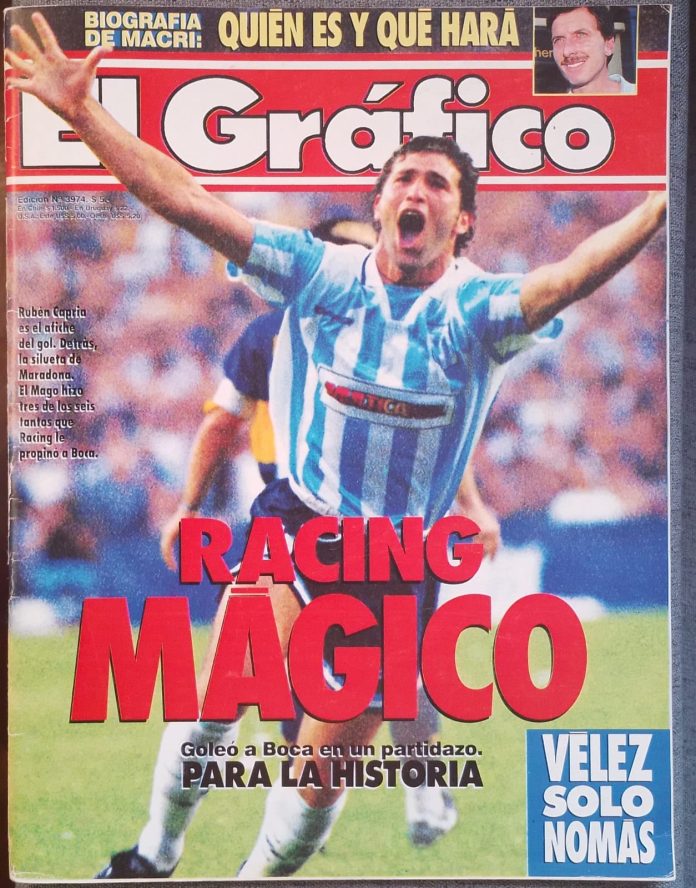 Maradona, Macri, Capria y una tarde tan increíble como inolvidable: a 30 años del histórico 6-4 de Racing a Boca en la Bombonera