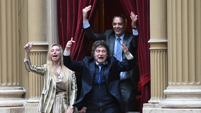 Selfies, chicanas y un grito de “andá a bañarte”: lo que no se vio de la jura en Diputados