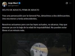 “Delito de adulto, pena de adulto”: Jorge Macri pidió avanzar con el proyecto para bajar la edad de imputabilidad