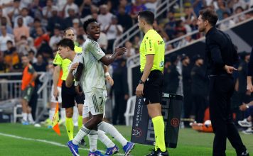 El dardo de Vinícius a Simeone tras el tenso ida y vuelta en el triunfo del Real Madrid ante el Atlético