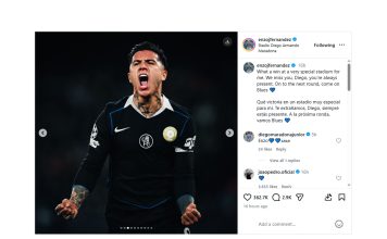 El homenaje que le hizo Enzo Fernández a Diego Maradona tras anotarle un gol a Napoli en Champions League