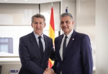 Jorge Macri se reunió en Madrid con el presidente del PP, Alberto Núñez Feijóo y hablaron de inversiones para la Ciudad de Buenos Aires