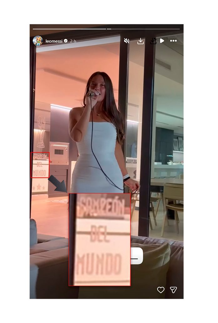 Las dos referencias a la selección argentina en la casa de Messi que enloquecieron a los fanáticos