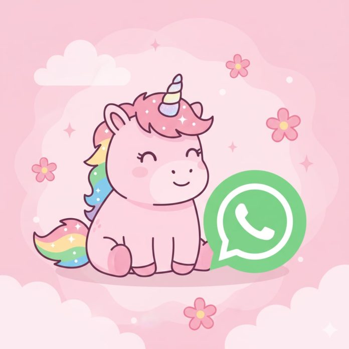 Cómo activar el “modo unicornio rosa” de WhatsApp