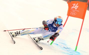 El gran debut de Tiziano Gravier en los Juegos Olímpicos de Invierno y la emoción de su madre Valeria Mazza en la tribuna