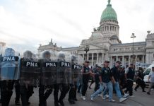 El mapa de la marcha al Congreso contra la Reforma Laboral: el Gobierno decidió reforzar la seguridad y vigilancia