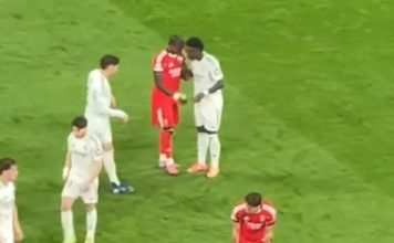 La polémica que se desató en Portugal por un gesto de un compañero de Prestianni con Vinicius tras el Real Madrid-Benfica de Champions League