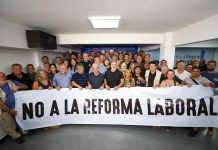 Reforma laboral: el frente sindical combativo hará un paro con movilización cuando el proyecto se trate en Diputados