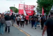 Tensión: gremialistas cortaron la Panamericana y están cara a cara con la Gendarmería