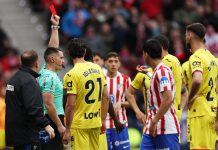 Discutió con su rival y le pellizcó los testículos: la insólita expulsión en la victoria del Atlético Madrid sobre Getafe