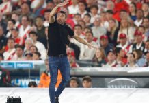 Eduardo Coudet llegó a la Argentina para ser presentado como nuevo entrenador de River Plate