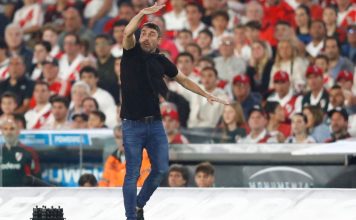 Eduardo Coudet llegó a la Argentina para ser presentado como nuevo entrenador de River Plate