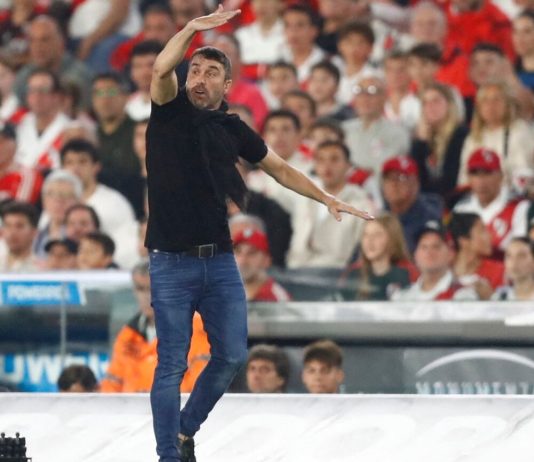 Eduardo Coudet llegó a la Argentina para ser presentado como nuevo entrenador de River Plate