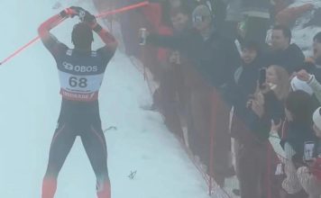 Insólito: un esquiador británico terminó la Copa del Mundo de Oslo bajo los efectos del alcohol