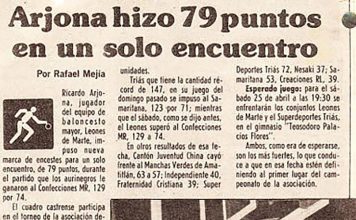 Jugó en la selección y marcó un récord que duró 18 años: la historia completa de Ricardo Arjona como basquetbolista profesional