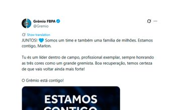 La escalofriante fractura de tobillo que sufrió un futbolista del Gremio en el Brasileirao