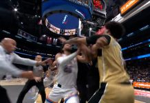 La pelea en la NBA que recorre el mundo: jugadores sobre el público, un camarógrafo agredido y cuatro expulsados