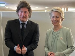 La presidenta de la Comisión Europea felicitó a Milei por su liderazgo para que Argentina sea el primer país en ratificar acuerdo UE-Mercosur