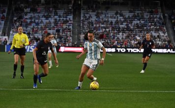 La selección argentina femenina cayó 2-0 ante Estados Unidos en su debut en la SheBelieves Cup