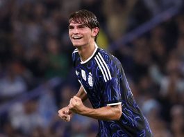 Nico Paz anotó su primer gol con la camiseta de la selección argentina: su gran tiro libre ante Mauritania en La Bombonera