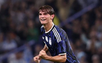 Nico Paz anotó su primer gol con la camiseta de la selección argentina: su gran tiro libre ante Mauritania en La Bombonera