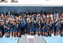 Racing inauguró una nueva escuela en Avellaneda para 350 alumnos