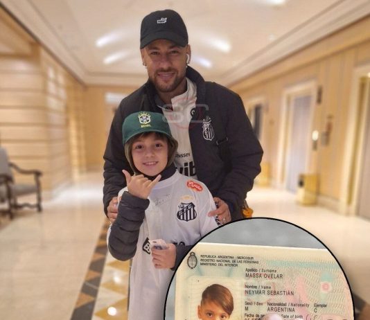 El divertido encuentro entre Neymar y un niño argentino que se llama igual que él: la reacción del astro al ver el DNI