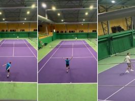 Ganó el partido, pero lo descalificaron por golpear con la raqueta a su rival: la insólita escena en un torneo de tenis