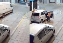 Impactante choque en Luján: una camioneta chocó a toda velocidad contra un utilitario que terminó volcado