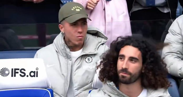 La postura de Enzo Fernández tras ser sancionado por el DT en la goleada del Chelsea por 7-0 en la FA Cup
