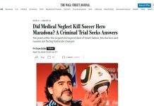 “¿Lo mató la negligencia médica?“: el juicio por la muerte de Diego Maradona llegó al Wall Street Journal