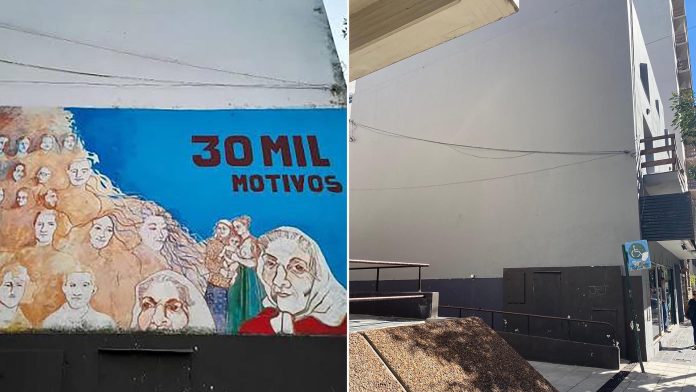 Mar del Plata: taparon con pintura un mural sobre los desaparecidos que había sido hecho por un artista local