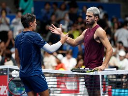 Masters 1000 de Montecarlo: Carlos Alcaraz se llevó el primer set ante Sebastián Báez