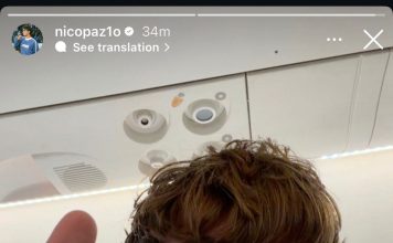 Nicolás Paz sufrió un fuerte golpe en la cabeza en Como y debió ser hospitalizado por una pérdida momentánea de visión