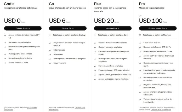 OpenAI baja el precio de ChatGPT Pro a la mitad