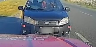 Peligro extremo en General Madariaga: lo interceptaron en la ruta 74 por manejar a contramano, sin luces ni cinturón